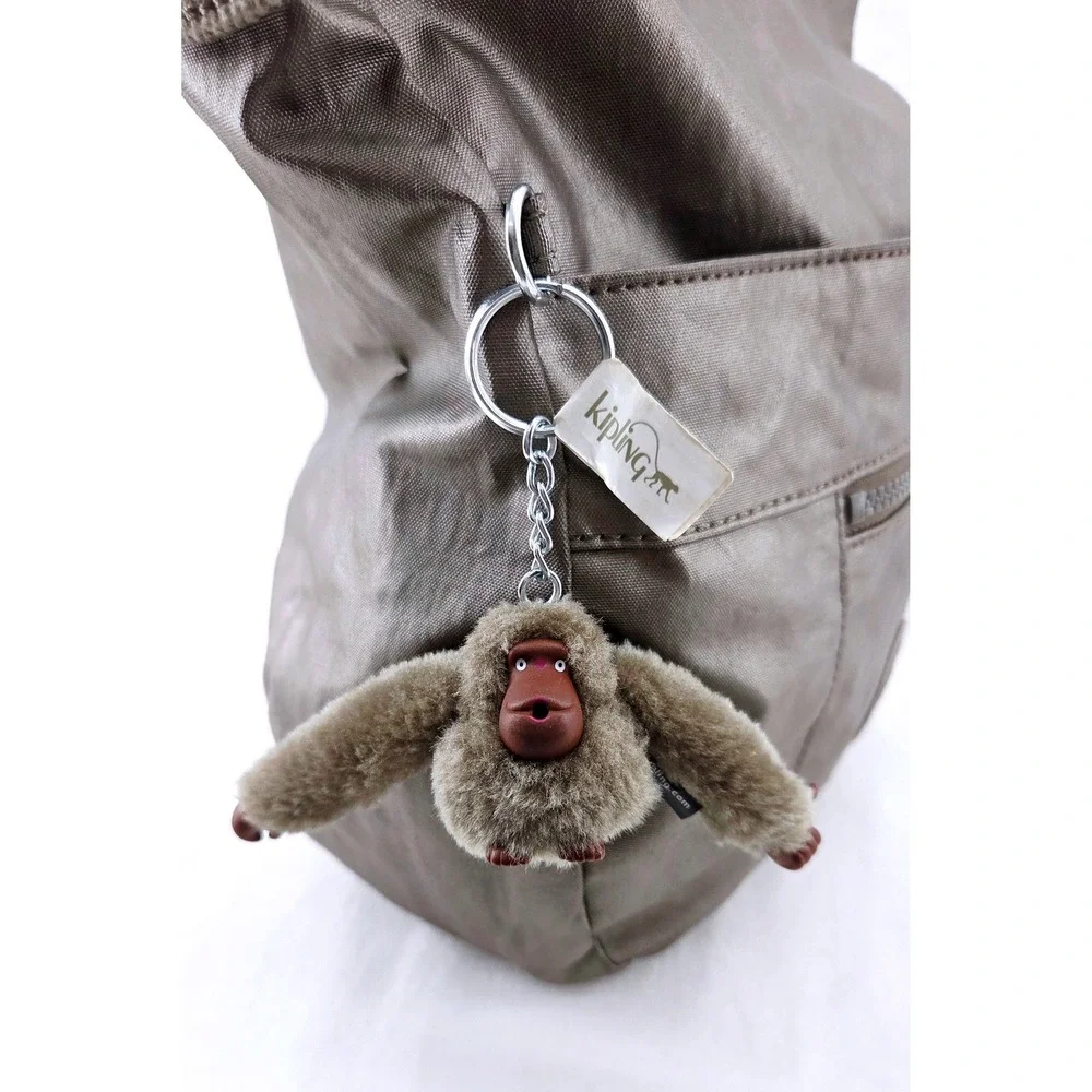Kipling‎ Grey Large Crossbody Bag - Size 12x11x4